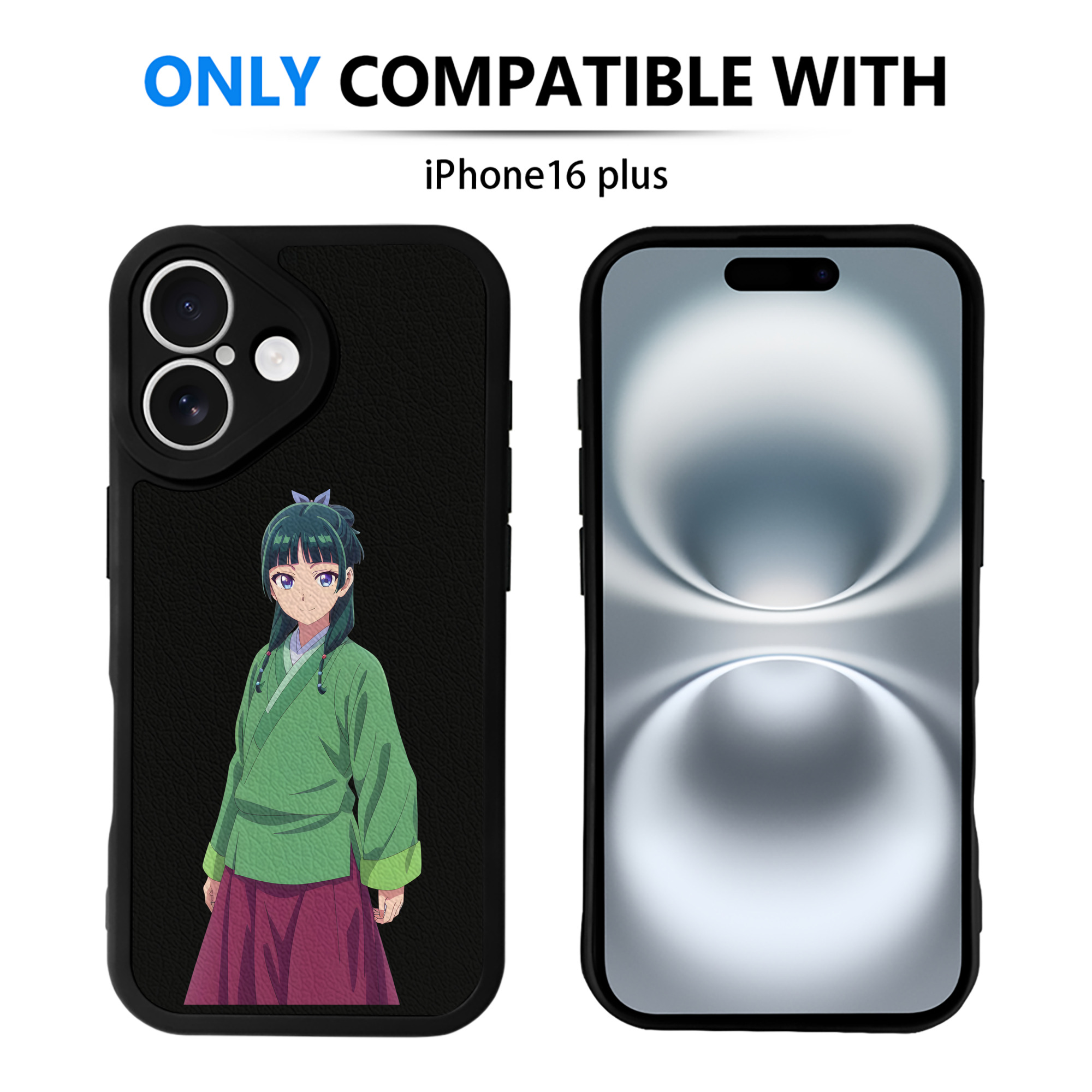薬屋のひとりごと The Apothecary Diaries 【iPhone 16シリーズ対応】シリコンスマホケース（レザー調） 材質：シリコン